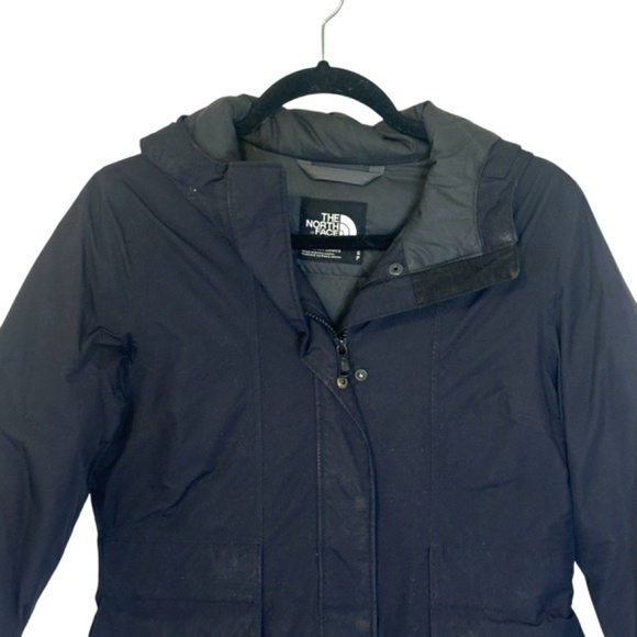 The North Face Down filled Black Puffer Parka Winter Coat SZ Small - Picture 9 of 9